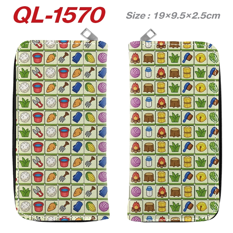 Sheep A Sheep Animation perimeter long zipper wallet 19.5x9.5x2.5cm QL-1570