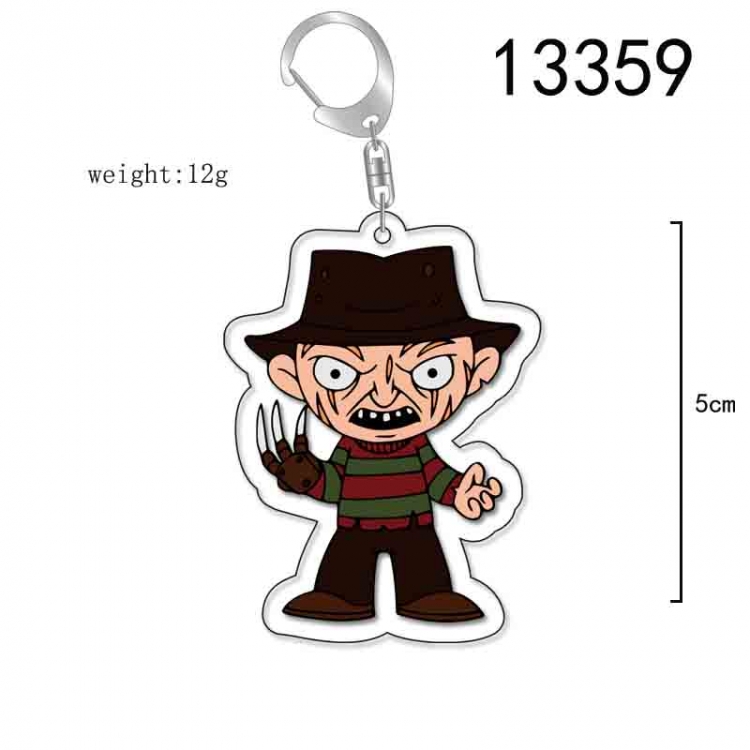 American Film Acrylic Keychain Charm price for 5 pcs 13359