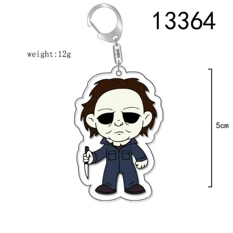 American Film Acrylic Keychain Charm price for 5 pcs 13364