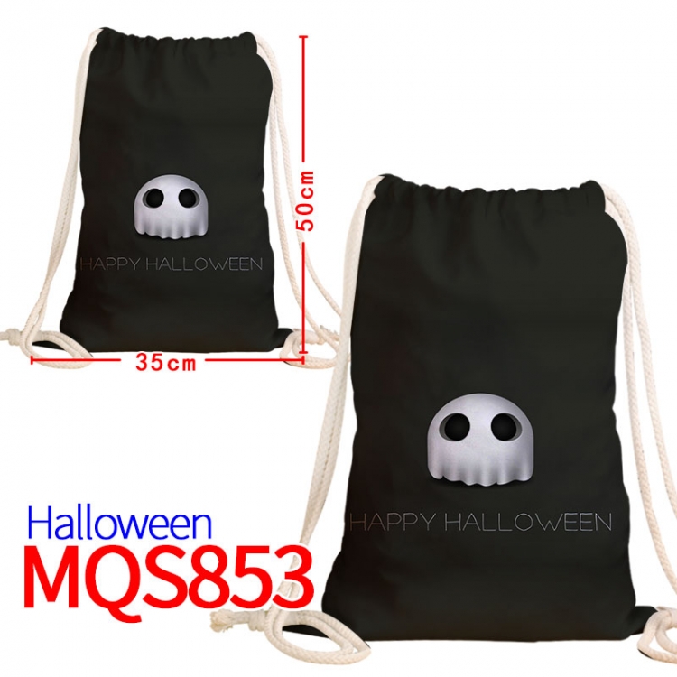 All Saints' Day Canvas drawstring bag 50x35cm MQS-853