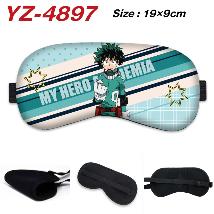 My Hero Academia animation ice cotton eye mask without ice bag price for 5 pcs YZ-4897