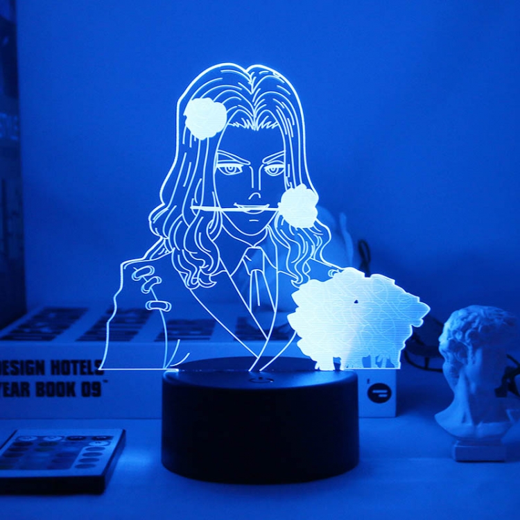 Identity V 3D night light USB touch switch colorful acrylic table lamp BLACK BASE 4585