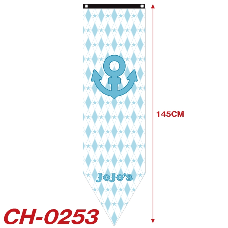 JoJos Bizarre Adventure Anime Peripheral Full Color Printing Banner 40X145CM  CH-0253A