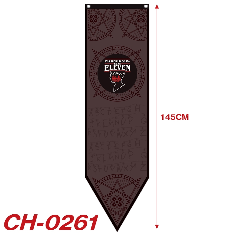 Stranger Things Anime Peripheral Full Color Printing Banner 40X145CM CH-0261A
