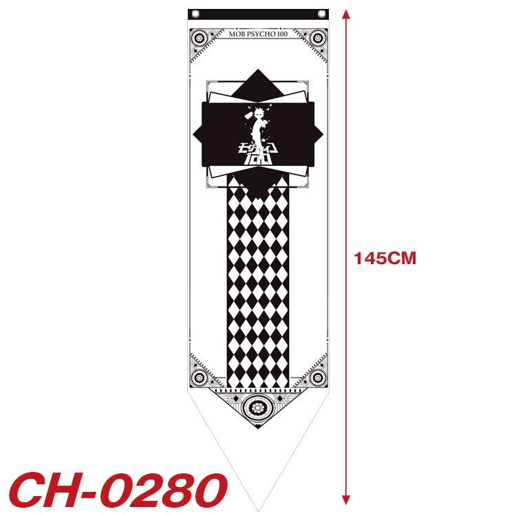Mob Psycho 100 Anime Peripheral Full Color Printing Banner 40X145CM CH-0280A