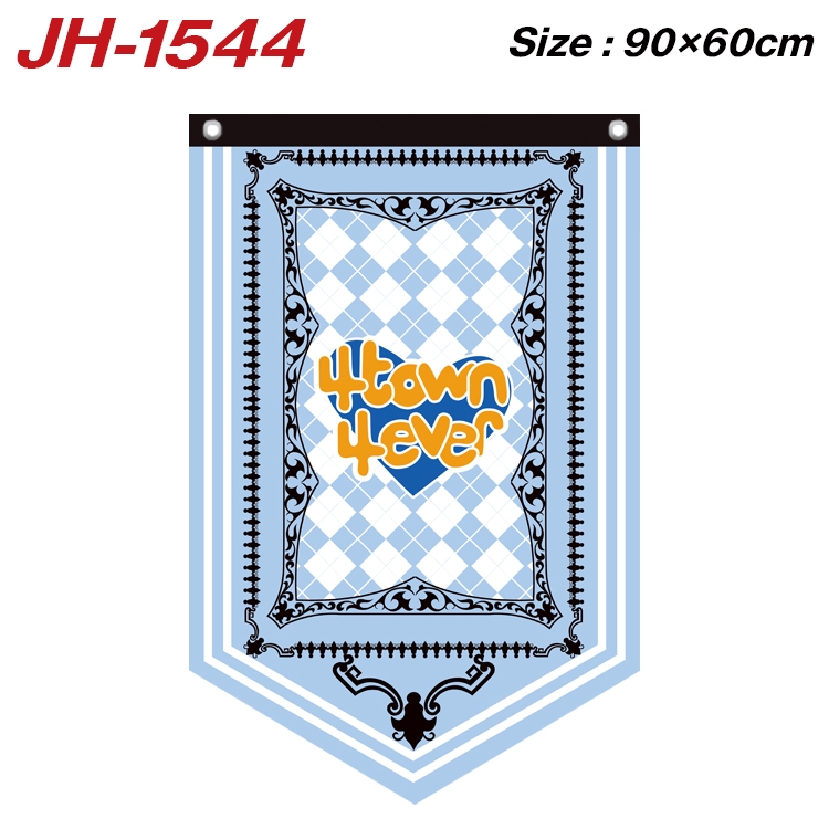 Turning Red Anime Peripheral Full Color Printing Banner 90X60CM  JH-1544