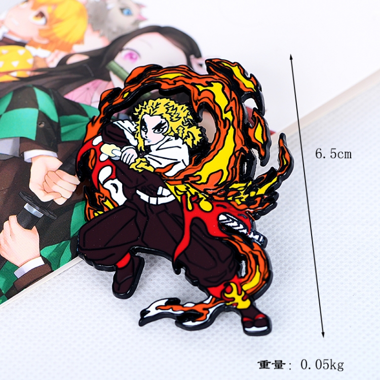 Demon Slayer Kimets Anime cartoon metal brooch