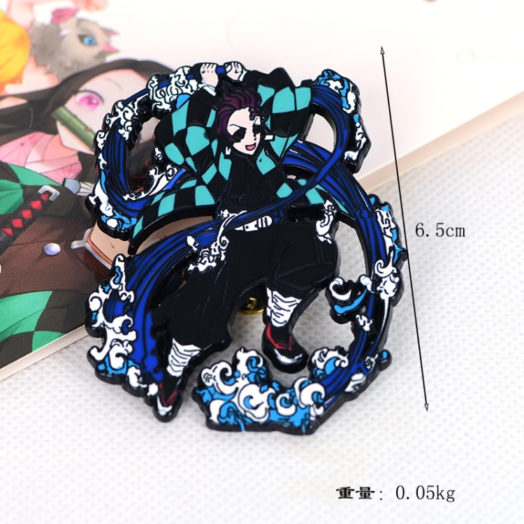 Demon Slayer Kimets Anime cartoon metal brooch