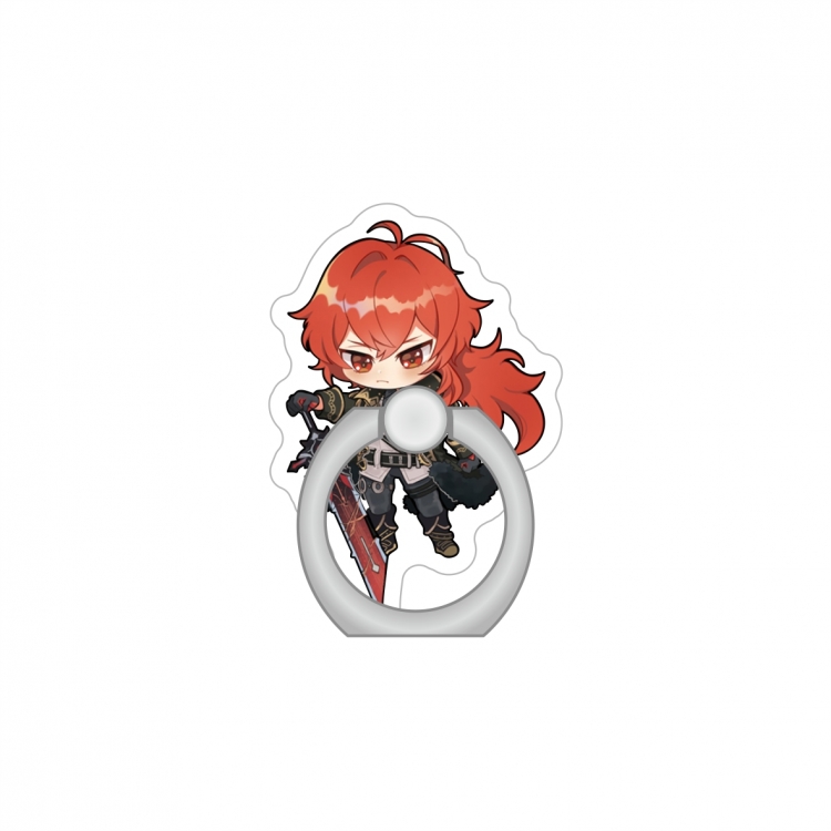 Genshin Impact Anime Peripheral Acrylic Ring Buckle Phone Holder price for 5 pcs