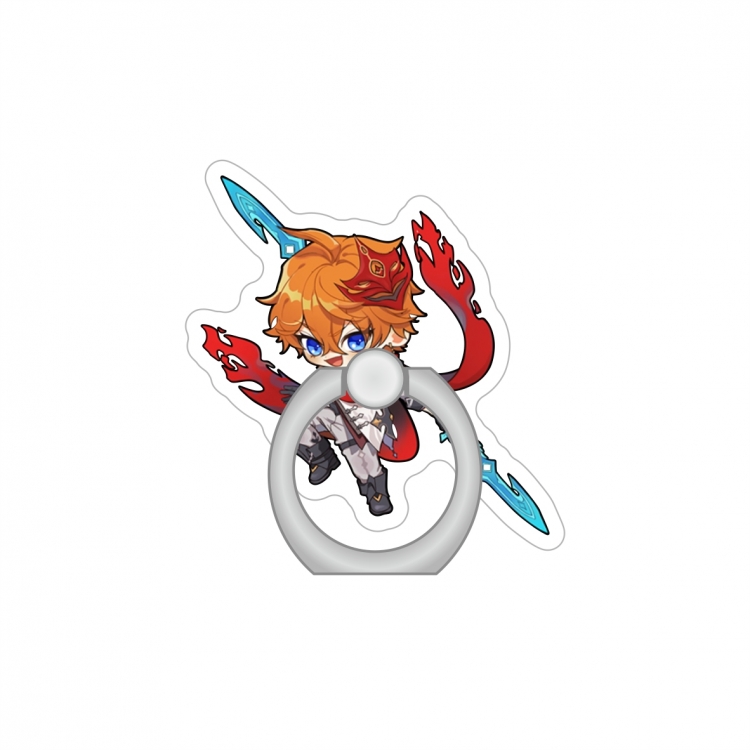 Genshin Impact Anime Peripheral Acrylic Ring Buckle Phone Holder price for 5 pcs