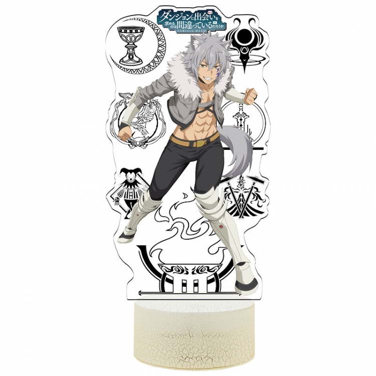 Is it wrong to try to Pick Up Girls in a Dungeon Acrylic Night Light 16 Color-changing USB Interface Box Set 19X7X4CM wh