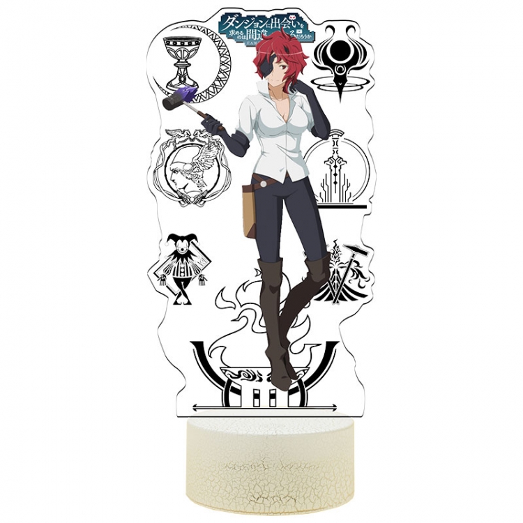 Is it wrong to try to Pick Up Girls in a Dungeon Acrylic Night Light 16 Color-changing USB Interface Box Set 19X7X4CM wh