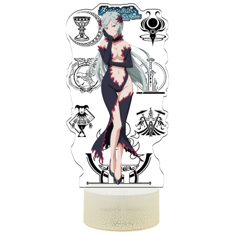 Is it wrong to try to Pick Up Girls in a Dungeon Acrylic Night Light 16 Color-changing USB Interface Box Set 19X7X4CM wh