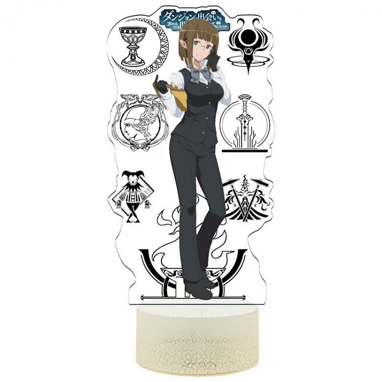 Is it wrong to try to Pick Up Girls in a Dungeon Acrylic Night Light 16 Color-changing USB Interface Box Set 19X7X4CM wh