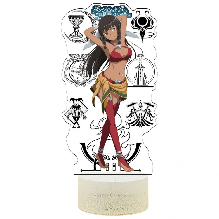 Is it wrong to try to Pick Up Girls in a Dungeon Acrylic Night Light 16 Color-changing USB Interface Box Set 19X7X4CM wh