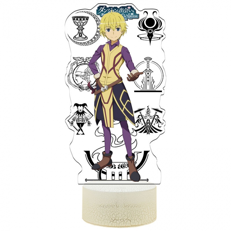 Is it wrong to try to Pick Up Girls in a Dungeon Acrylic Night Light 16 Color-changing USB Interface Box Set 19X7X4CM wh