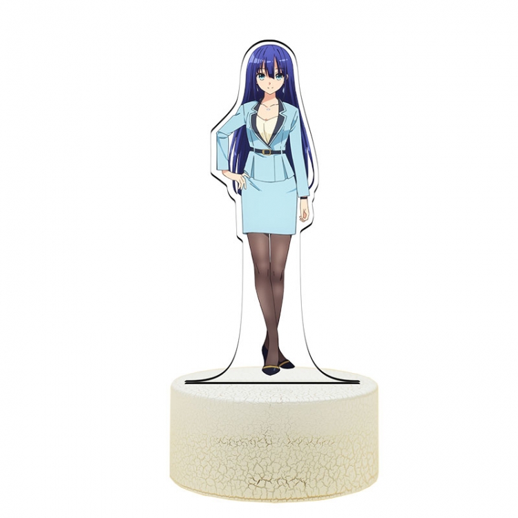 Engage-Kiss Acrylic Night Light 16 Color-changing USB Interface Box Set 19X7X4CM white base