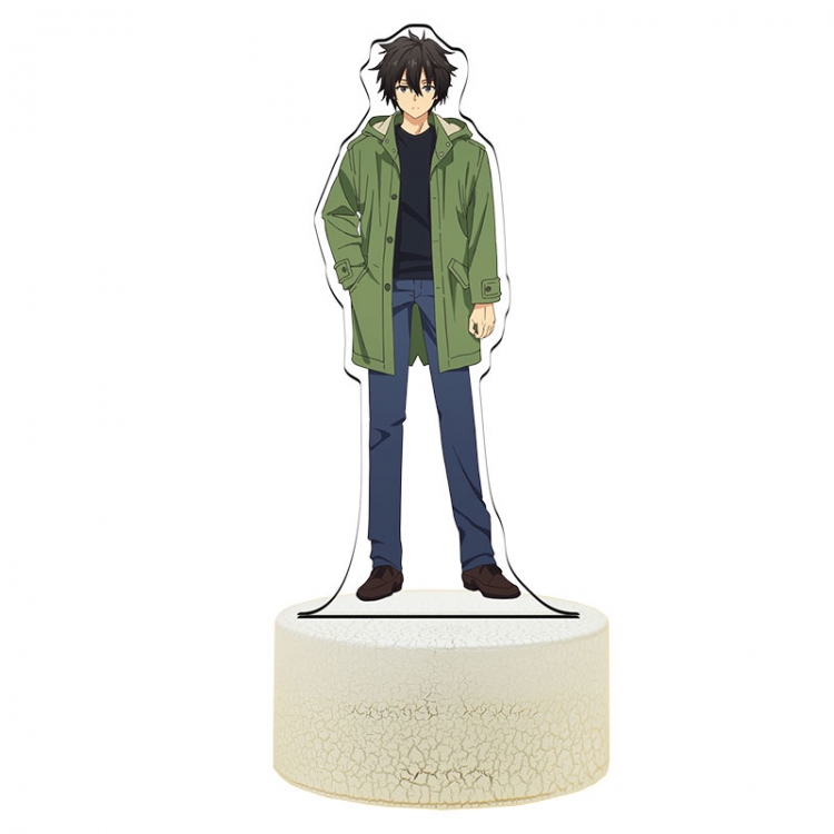 Engage-Kiss Acrylic Night Light 16 Color-changing USB Interface Box Set 19X7X4CM white base