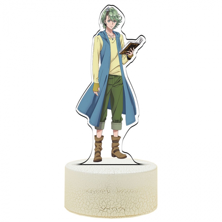 FUUTOPI Acrylic Night Light 16 Color-changing USB Interface Box Set 19X7X4CM white base