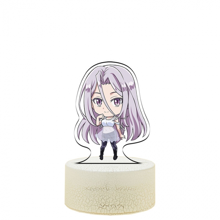 FUUTOPI Acrylic night light 16 kinds of color changing USB interface box 14X7X4CM white base