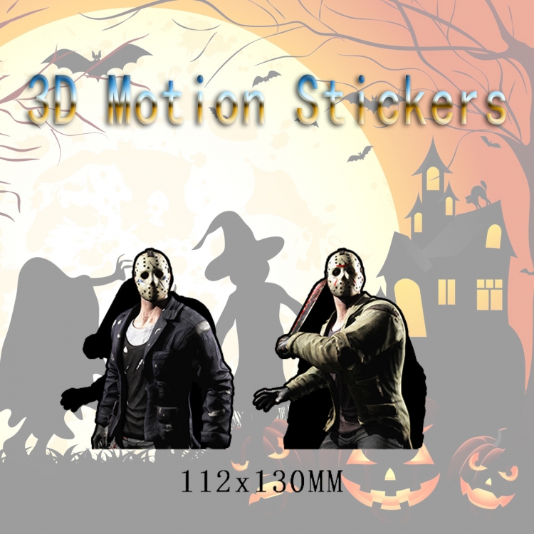 The Nightmare Before Christmas Magic 3D HD variable map car computer animation stickers price for 2 pcs