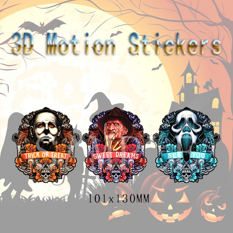 The Nightmare Before Christmas Magic 3D HD variable map car computer animation stickers price for 2 pcs