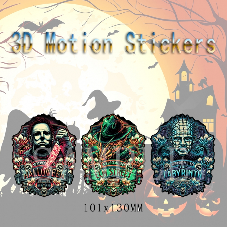 The Nightmare Before Christmas Magic 3D HD variable map car computer animation stickers price for 2 pcs