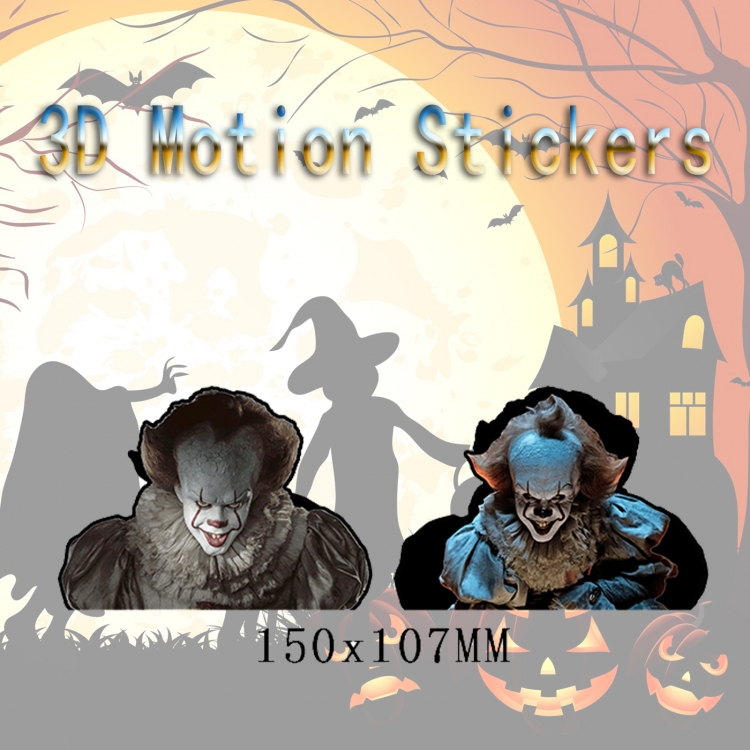 The Nightmare Before Christmas Magic 3D HD variable map car computer animation stickers price for 2 pcs