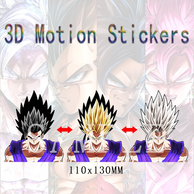 DRAGON BALL Magic 3D HD variable map car computer animation stickers price for 2 pcs