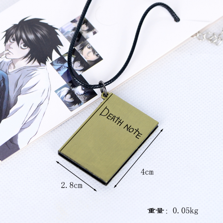 Death note Animation peripheral leather rope necklace pendant price for 5 pcs