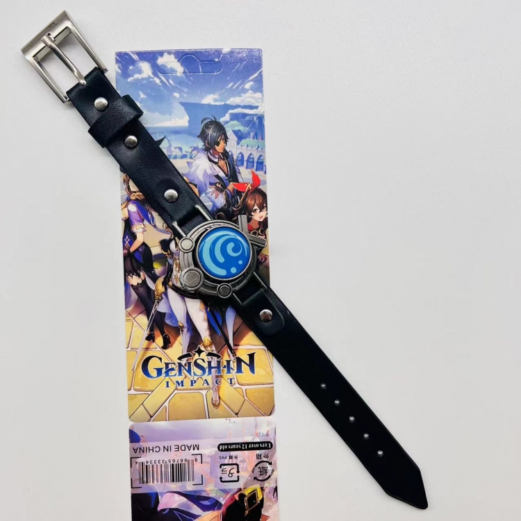 Genshin Impact Anime peripheral Bracelet Leather Bracelet price for 5 pcs
