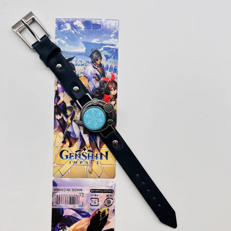 Genshin Impact Anime peripheral Bracelet Leather Bracelet price for 5 pcs