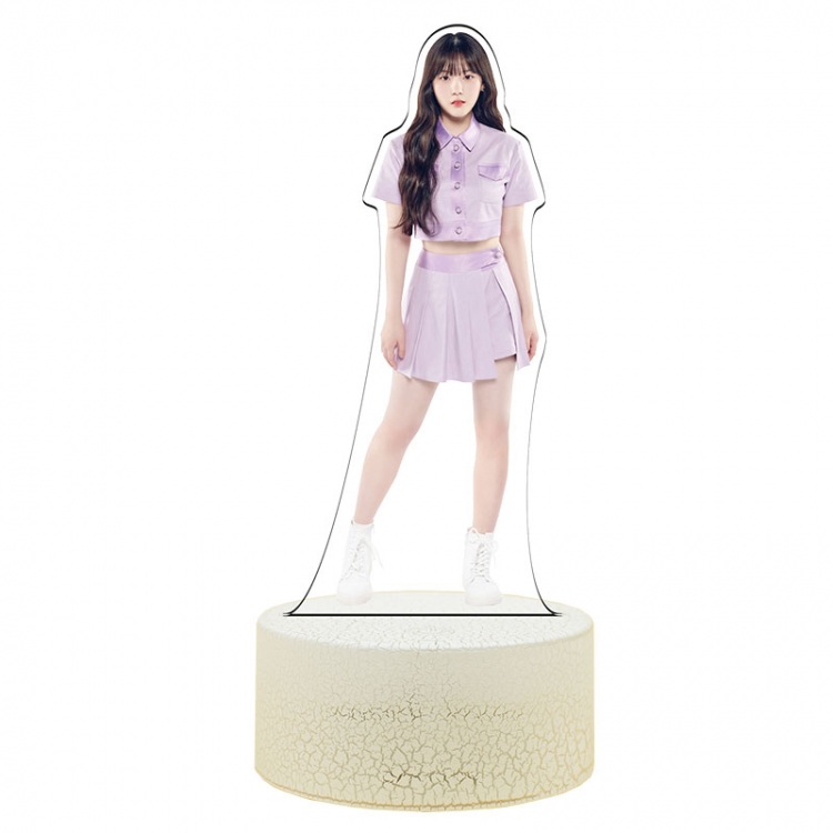 Kep1er Acrylic Night Light 16 Color-changing USB Interface Box Set 19X7X4CM white base