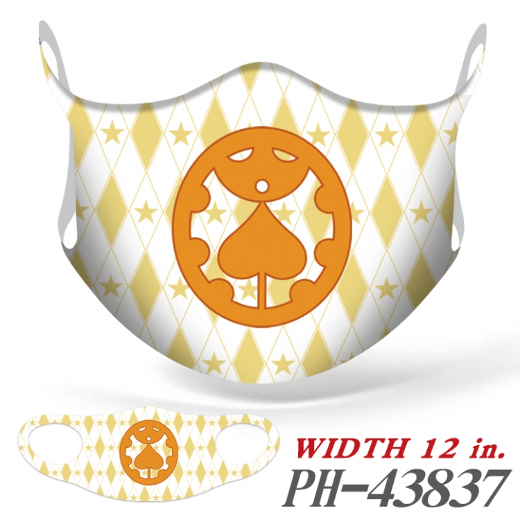 JoJos Bizarre Adventure Full color Ice silk seamless Mask  price for 5 pcs PH-43837A
