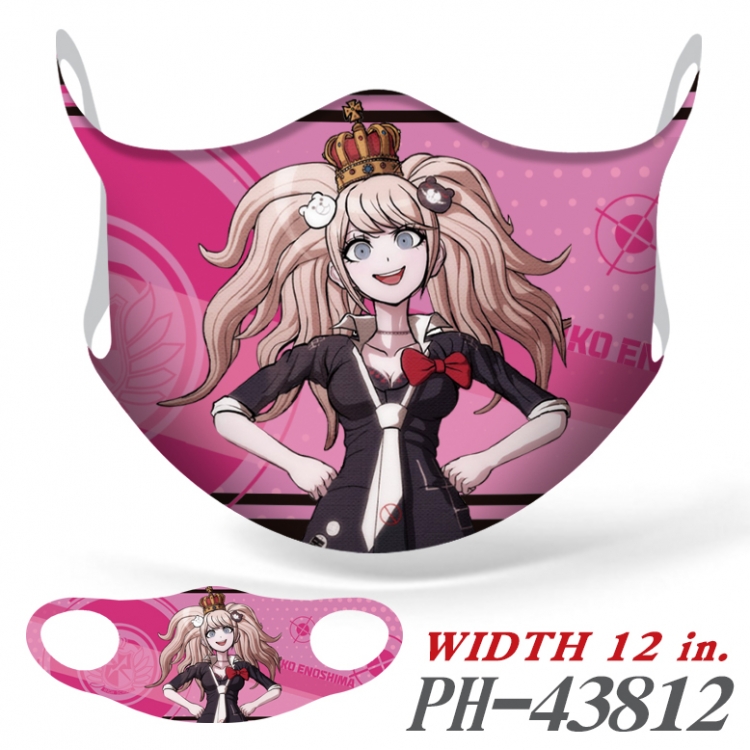 Dangan-Ronpa Full color Ice silk seamless Mask  price for 5 pcs PH-43812A