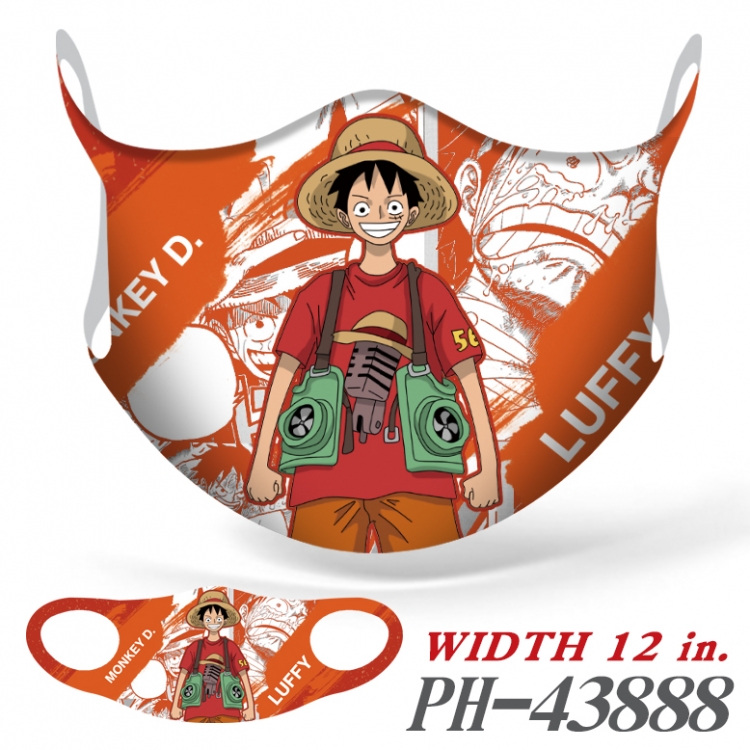 One Piece Full color Ice silk seamless Mask  price for 5 pcs PH-43888A