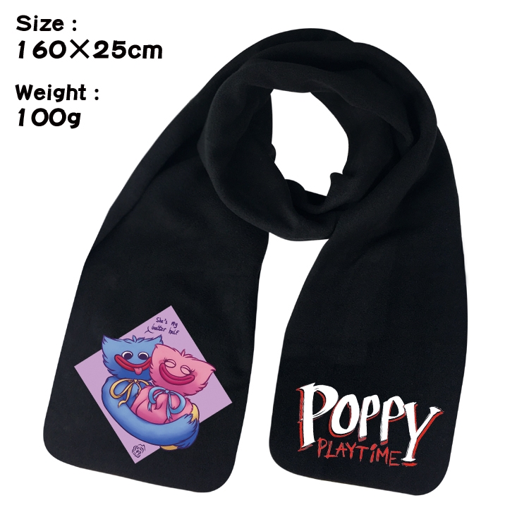 poppy playtime Anime fleece scarf bib 160X25CM 