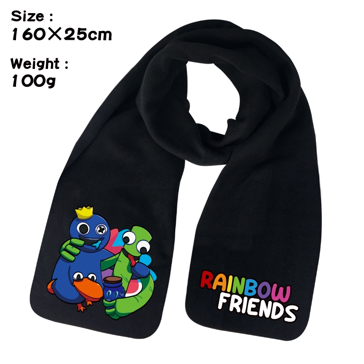 Rainbow friends Anime fleece scarf bib 160X25CM 