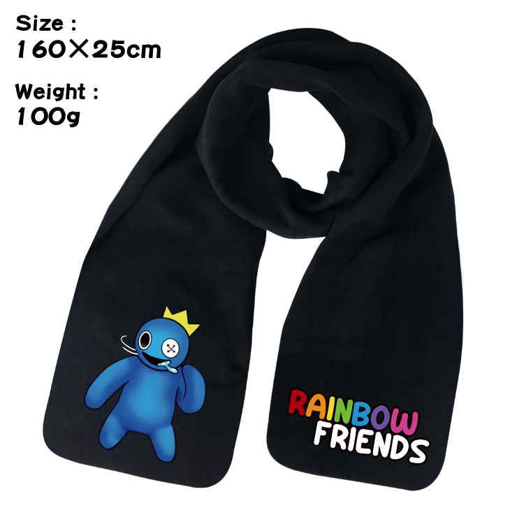 Rainbow friends Anime fleece scarf bib 160X25CM 