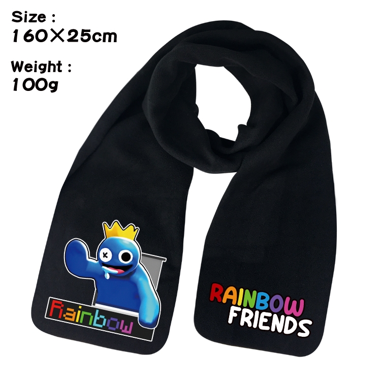 Rainbow friends Anime fleece scarf bib 160X25CM 