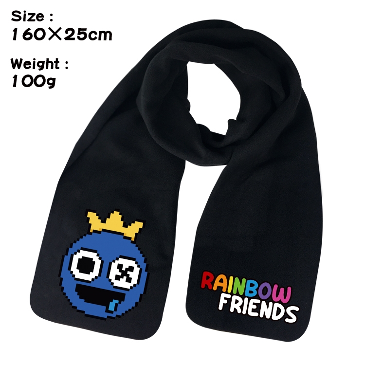 Rainbow friends Anime fleece scarf bib 160X25CM 