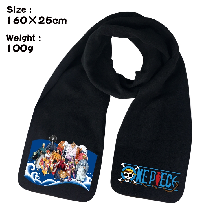 One Piece  Anime fleece scarf bib 160X25CM 
