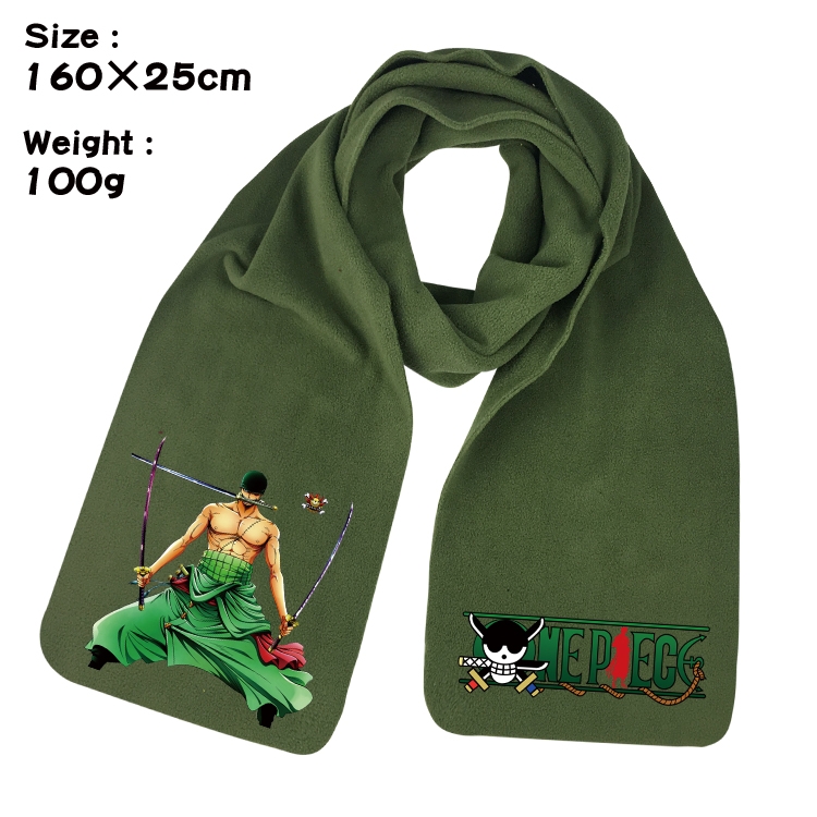One Piece  Anime fleece scarf bib 160X25CM 