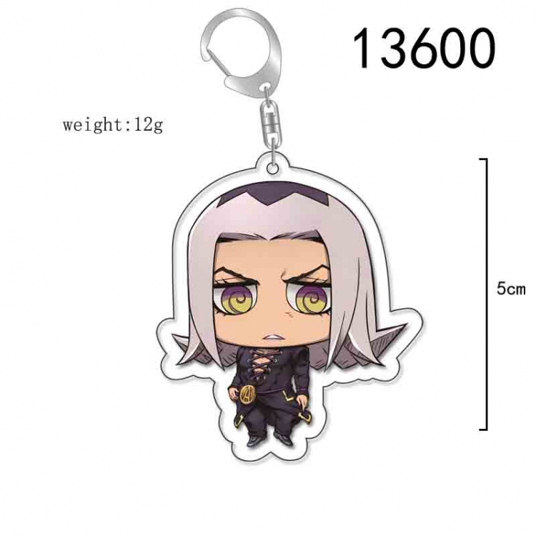JoJos Bizarre Adventure Anime Acrylic Keychain Charm price for 5 pcs 13600
