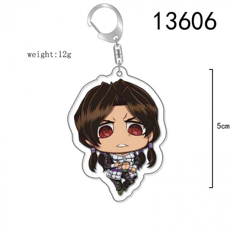 JoJos Bizarre Adventure Anime Acrylic Keychain Charm price for 5 pcs 13606