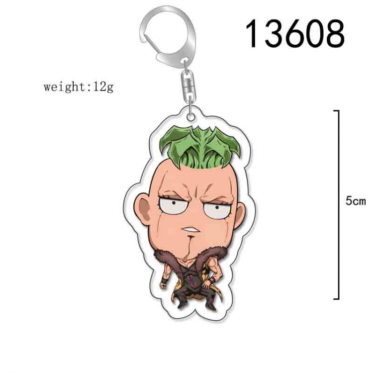 JoJos Bizarre Adventure Anime Acrylic Keychain Charm price for 5 pcs 13608