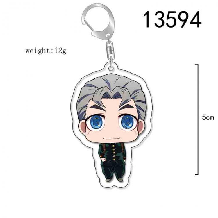 JoJos Bizarre Adventure Anime Acrylic Keychain Charm price for 5 pcs 13594