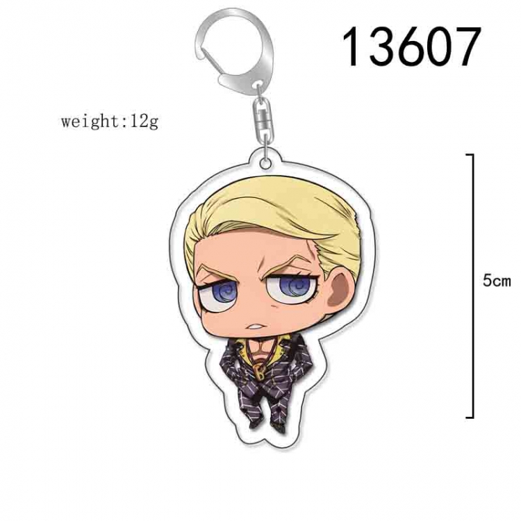 JoJos Bizarre Adventure Anime Acrylic Keychain Charm price for 5 pcs 13607