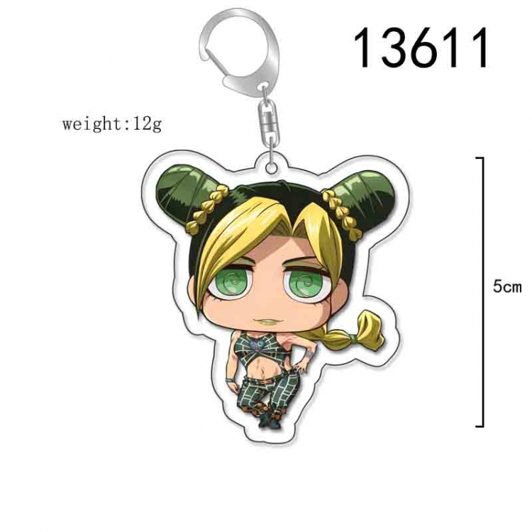 JoJos Bizarre Adventure Anime Acrylic Keychain Charm price for 5 pcs 13611