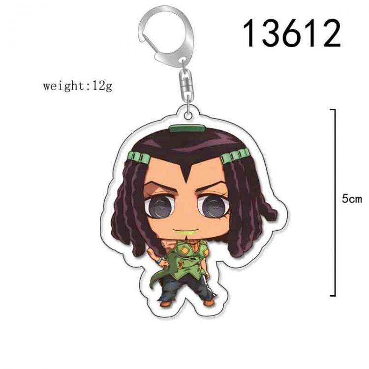JoJos Bizarre Adventure Anime Acrylic Keychain Charm price for 5 pcs 13612